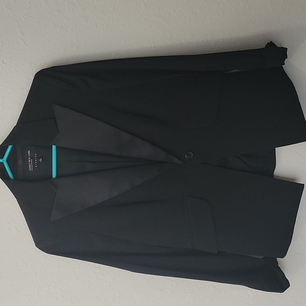 Black blazer with silk lapel